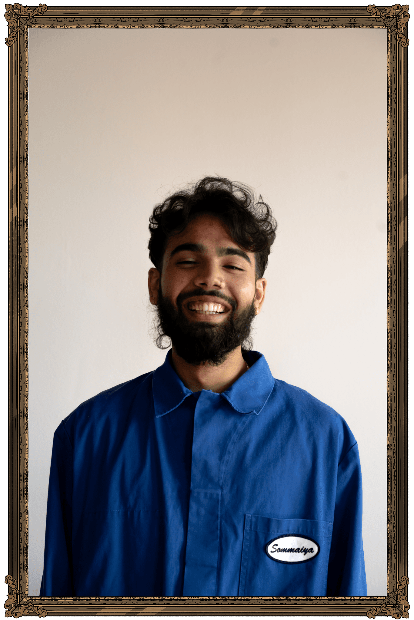 Sommaiya Angrish in ornate frame