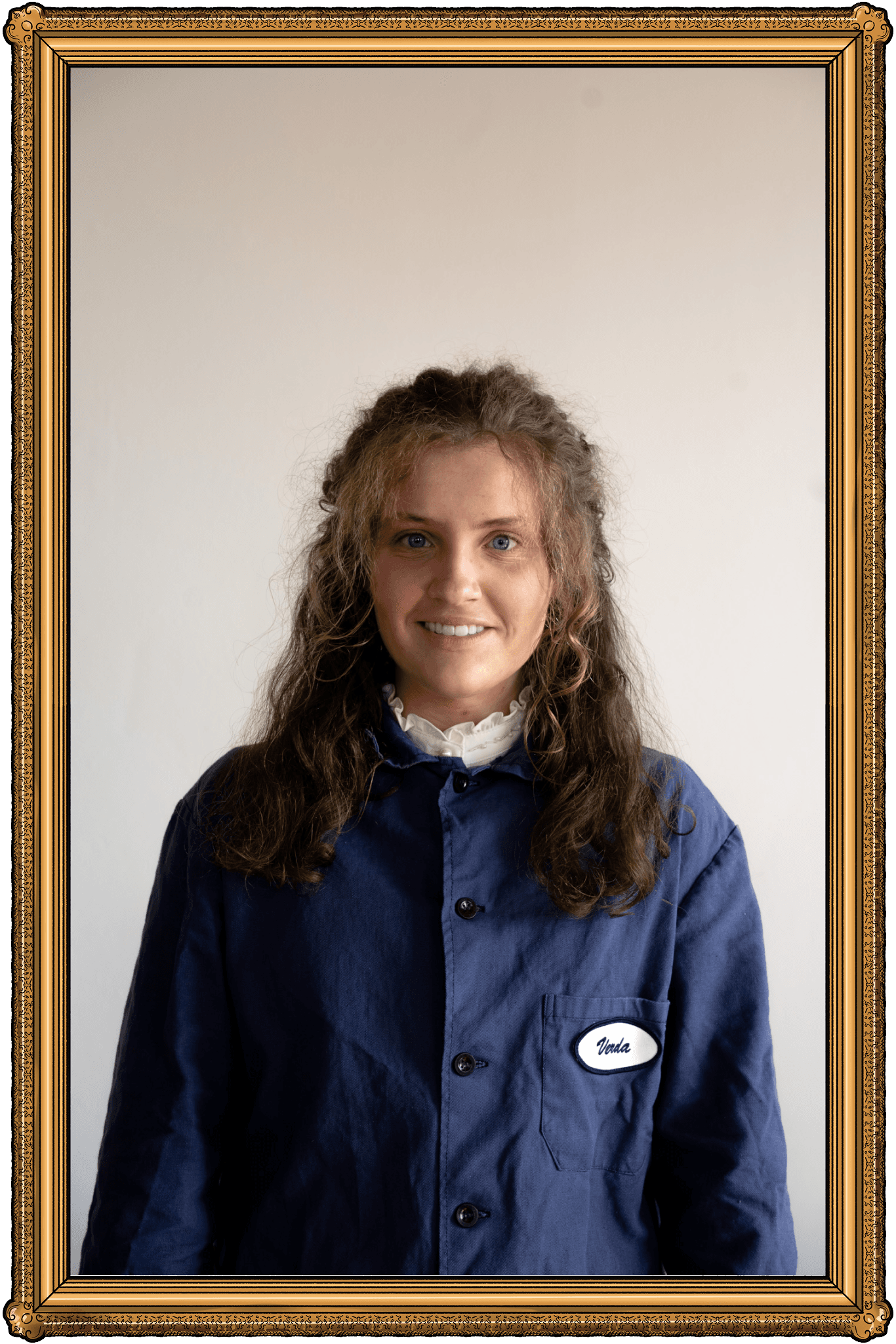 Verda Korzeniewski in ornate frame